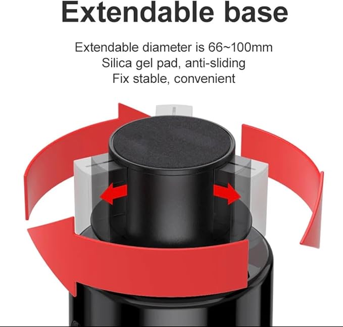 Car Cup Holder Expander with Adjustable Base, Cupholder Extender Holder for Car Compatible with Hydro Flasks 32/40 oz, Fits Y