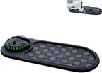 Multifunctional Car Anti-Slip Mat, 360° Rotatable Phone Holder Dashboard Pad with Temporary Parking Number, Rotatable Car Ant