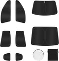 8PCS Window Shades for Dodge Charger 2011-2025 Accessories – Full Coverage Sun Shade for Side Windows, Rear Triangular & Windshield – UV Protection & Privacy for Camping, Napping, Relaxing