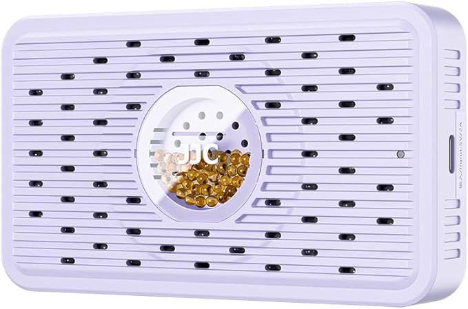 JJC Reusable Desiccant Dehumidifier with USB-C Charging, 70g Portable Moisture Absorber for Gun Safe, Camera Lens Electronic