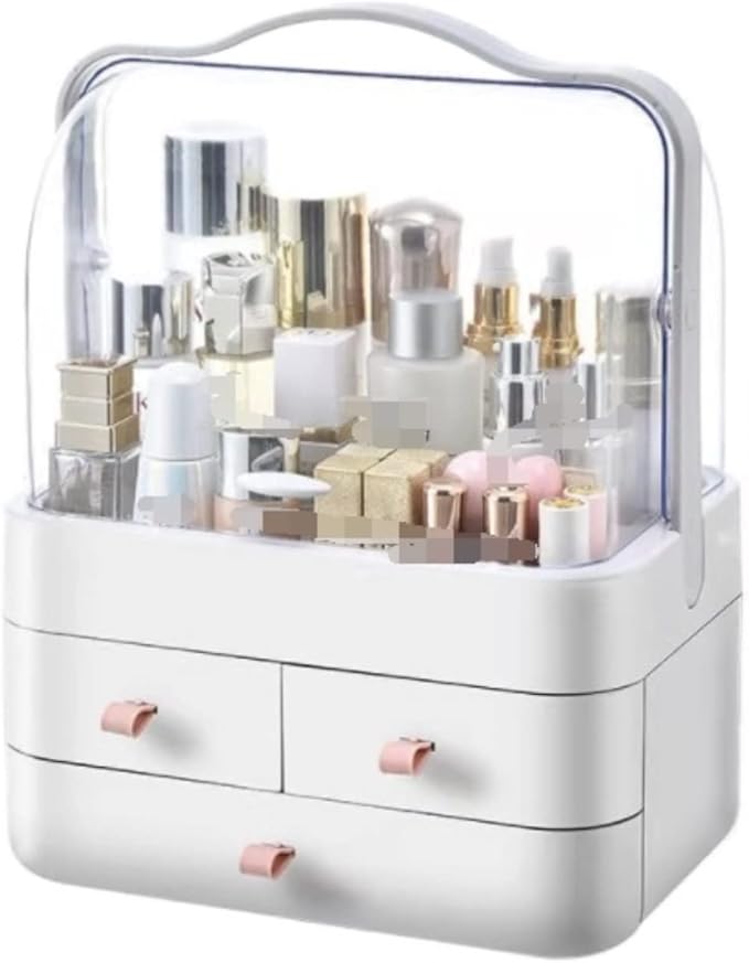 Makeup Organizer Vanity Organizer Household Cosmetic Storage Box Dressing Tables Bedrooms and Bathrooms Makeup Organizer Make