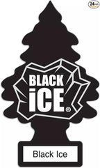 Little-Trees Black Ice Little Tree Air Freshener- 24 Pack