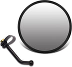 Convex Mirror, Blind Spot Mirror, Anti-Shake Side Rearview, Easy-Install Round Mirrors with Arm Assembly For Lorry Truck Trailer Bus And All Large Vehicles, 1PCS