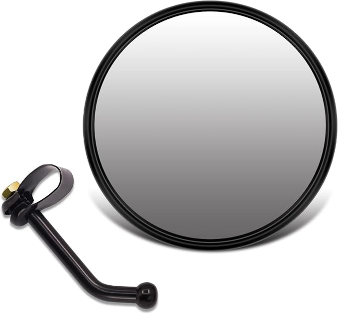 Convex Mirror, Blind Spot Mirror, Anti-Shake Side Rearview, Easy-Install Round Mirrors with Arm Assembly For Lorry Truck Trailer Bus And All Large Vehicles, 1PCS