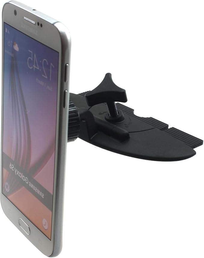 Car Mount CD Slot Magnetic Holder Compatible with Boost Mobile Celero 5G (2021,2024)/Celero 5G SC, Swivel Dock Strong Grip CD Player Slot Strong Magnets
