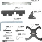 Camshaft Timing Locking Tool Kit Compatible with Ford fusion Escape Focus Fiesta Mazada 1.25 1.4 1.6 1.7 1.8 2.0 2.3L 2.5L Ec