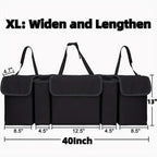 Car Organizers and Storage, Backseat Hanging Organizer with 5 Pockets, Waterproof Collapsible Large Capacity Organization Bag,