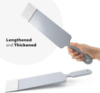 NEWISHTOOL Long Reach Auto Bulldozer Squeegee, Mini Paddle Scrubber for Window Tint Film Installing and Vehicle Windshield/Rear Window Glass Cleaning, 1 PC Bulldozer Tint Tool and 3 PCS Scrub Pads