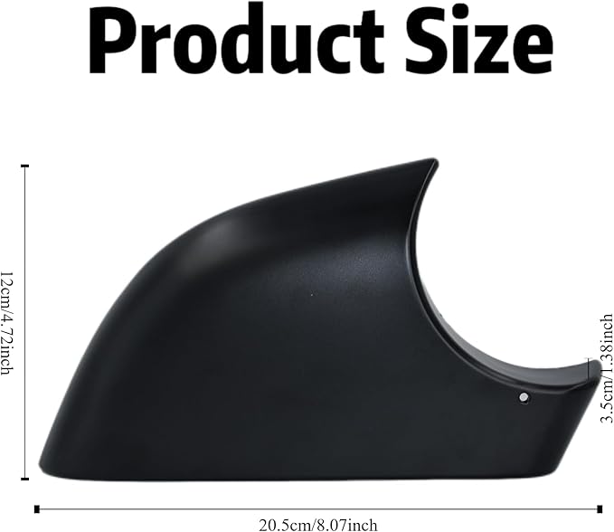 fit For Tesla Model 3 Front Wing Mirror Cover Holder Lower Tray 2017-2025，Black Right Passenger Side Mirror Bottom Cover Replacement for Tesla Model 3 Wing Repair(right）