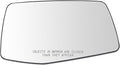 TRQ Right Mirror Glass Compatible with 2019-2021 Chevrolet Silverado 1500 GMC Sierra 1500