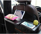 Car Truck Steering Wheel Seat Headrest Laptop Tray for Writing Dining Food Drink Work W/Slide Out
