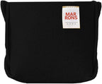 Collapsible Felt BLACK Storage Bin Mini 3.9"x3.9"x3.9" – Foldable Basket with Handles for Closet, Toy Storage, Laundry Room O