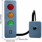 Garage Parking Sensor Garage Parking Aid,Wall Mounted Three Colors Traffic LED Light Flashing, Alarm Signal, Garage Safe Light, Auto Parking System for Car Stop Indicator