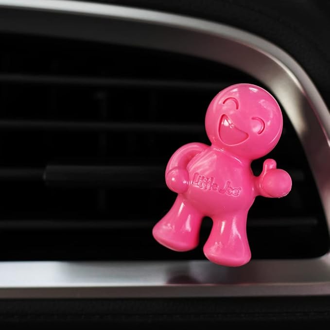 Little Joe 96404-6PK Fruit Scent Car Air Freshener Vent Clip, Fights Odors for up to 45 Days, Long-Lasting Freshness, Cute Ca