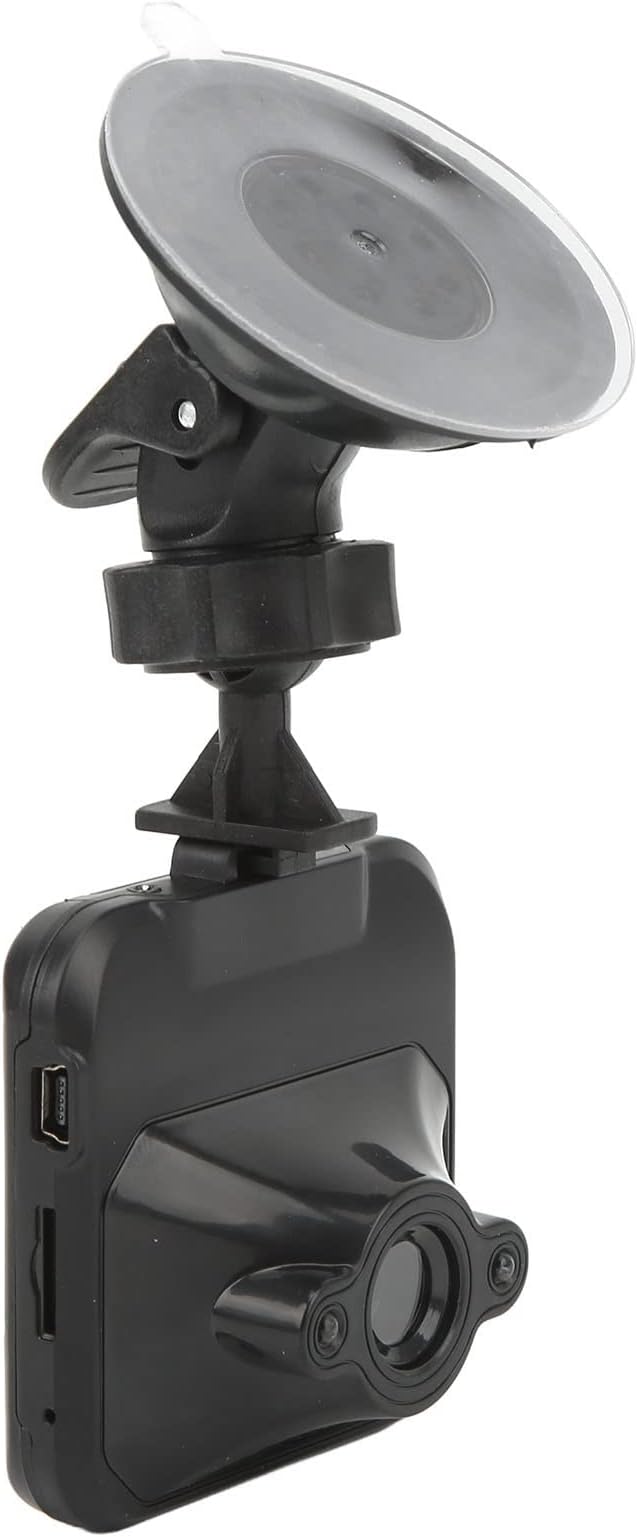 Dash Cam Front, 1.6in Screen 1080P Motion Detection Sensor Car Driving Recorder, 32G SD Card Voice Recording Wide Angle Car Camera Recorder with Car Charger, Holder for Parking Assistance, Accident