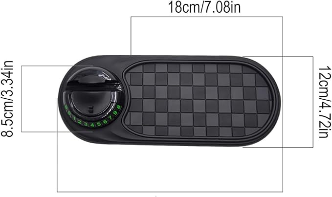 Anti-Slip Mat Solves Every Driver's Biggest Frustration, Multifunction Car Anti-Slip Mat, Rotating Anti Skid Car Dashboard Pa