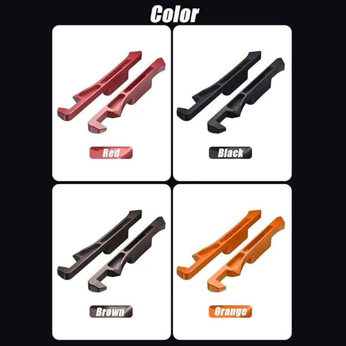 2-Pack Car Seat Gap Filler, Universal Car Seat Gap Filler Organizer, Seat Gap Plug, Multifunctional Seat Side Gap Filler with Organizer & Hook Function Seat & Console (Red)