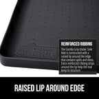 GORILLA GRIP Waterproof Silicone Under Sink Mat with Raised Lip for Kitchen and Bathroom, Cabinet Shelf Liner Stay in Place M