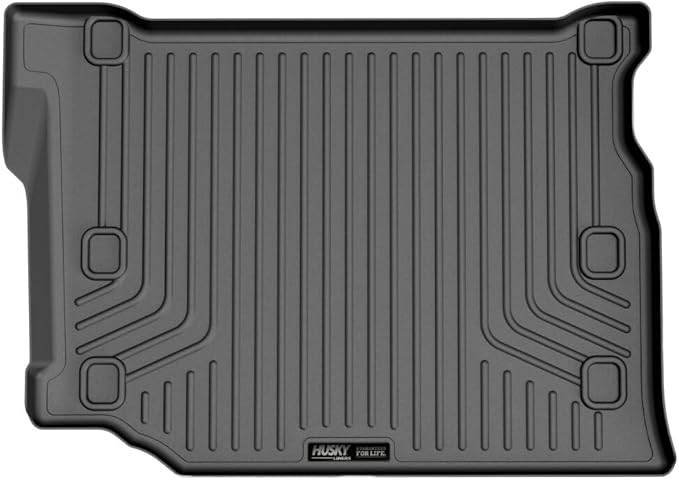 Husky Liners Weatherbeater Cargo Liner | Fits 2021-2025 Jeep Wrangler 4-Door (Includes 4XE Models) | Cargo, 1-pc. Black - 20761