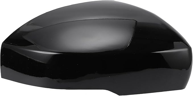 X AUTOHAUX Car Rear View Right Passenger Side Mirror Cover Cap Replacement Gloss Black for Range Rover 2013-2019, for Range Rover Sport 2014-2019, for Land Rover LR4 2014-2016