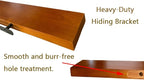 IEO Long Wooden Floating Shelves for Room Wall, Natural Wood Floating Shelves Wall Mounted Kitchen Shelf for Living Room, Bed