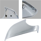 fit For Tesla Model 3 Front Wing Mirror Cover Holder Lower Tray 2017-2025，chrome matte Right Passenger Side Mirror Bottom Cover Replacement for Tesla Model 3 Wing Repair(right）