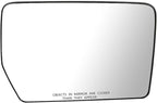 TRQ Passenger Side Mirror Glass Black Compatible with 2004-2010 Ford F150 2006-2008 Lincoln Mart LT FO1325125