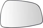 TRQ Driver Side Power Heated Mirror Glass Snap On Compatible with 2011 2012 2013 Hyundai Elantra 2012 2013 2014 2015 2016 201