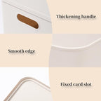 Yishyfier Plastic Storage Baskets With Lid Organizing Container Lidded Knit Storage Organizer Bins for Shelves Drawers Deskto