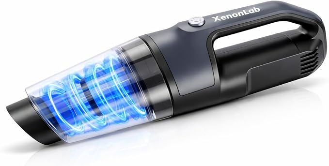 Handheld Vacuum Cordless 1.1 Pounds Car Vac 10000PA Hand Held Vacuums 4-in-1 Hand Vac Cordless Rechargeable HEPA Filter Large