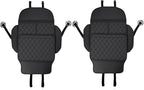 2 Pack Kick Mats Back Seat Protector，Seat Back Protector for Kids Feet Car Seat with Car Back Seat Organizer, Seat Back Protector Cover for Back of Front Seats - Protect against dirt and scuffs