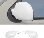 RAZPOY Rearview Mirror Cover Side Mirror Shell Trim Compatible with Chevy Silverado & Suburban & Tahoe & GMC-Yukon & GMC-Sierra & Cadillac Escalade 2007-2013, White