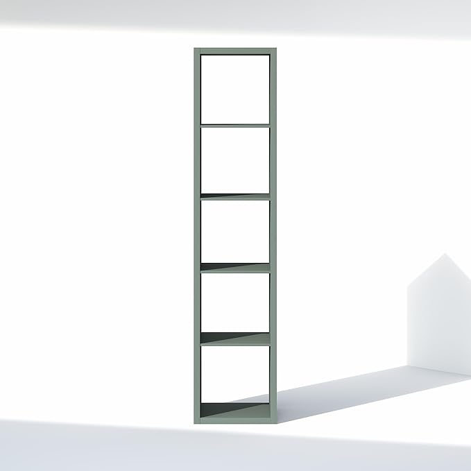 Furinno Cubic Closet Organizers and Storage, 5-Cube Closet Organizer, Open Shelf Closet Storage, Extra Thick Frame for Wardro
