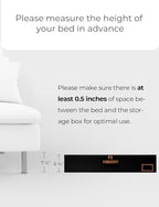 Underbed Storage Bins with Closet Storage Bins