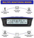 Tymate RV Tire Pressure Monitoring System M12-3 - Solar Charge, 5 Alarm Modes, Auto Sleep Mode, Tire Position Exchange, 6 TPMS Sensors, Repeater for Long Distance Sensing, Easy to Install (0-87 PSI)