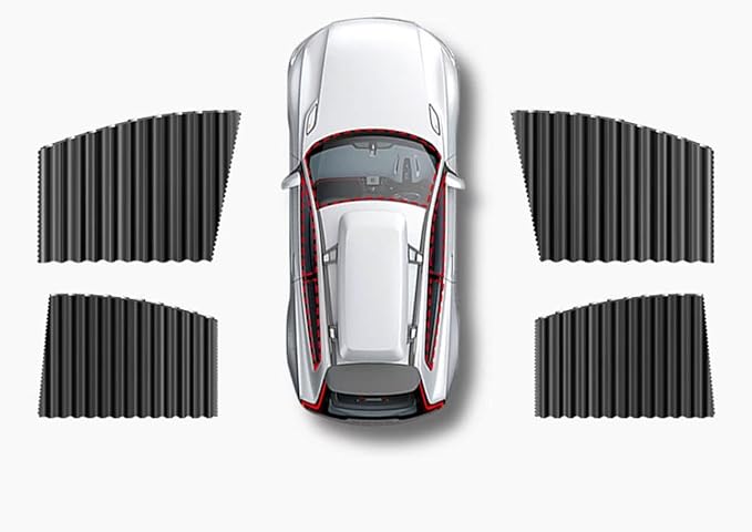 Car Window Sun Shades Privacy Shades for Side Windows Magnetic Privacy Curtains Window Covers for Privacy Removable and Washable Window Shade for Baby in Car Sleeping