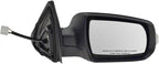 TRQ 2 Piece Driver and Passenger Side Mirror Assembly Set Electric Adjustment Heated No Memory Textured Compatible with 2011-