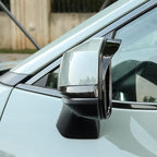 ERIDANUS Auto Accessories Fit for RAV4 2024 2023 2022 2021 2020 2019 Side Rearview Mirror Rain Eyebrow Cover Trim (Glossy Black) ABS 2 PCS