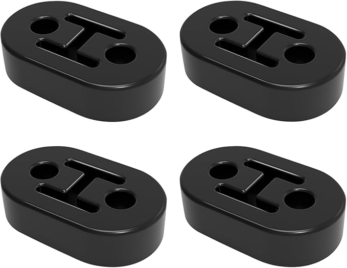 Exhaust Rubber Hanger, rubber muffler hangers. Rubber Insulator Bushing Mount, rubber exhaust mounts with 2 Holes 0.47 Inch, 