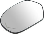 TRQ Driver Side Mirror Glass Heated Compatible with 2007-2013 Chevrolet Silverado GMC Sierra 1500 Suburban Yukon XL 2500 2007