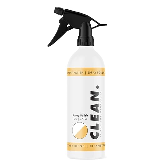 Clean. Spray Polish – 16oz -Dual-Action Compound & Polish, Body Shop Safe, No Fillers or Silicones, Removes 1000 Grit Marks, Safe on Paint, Glass, Metal, Plastics, No PFAS