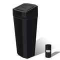 Car Trash Can with Lid - Mini Car Garbage Can Bin for Cup Holder - Black Small Leakproof Vehicle Trash Bin for Back Seat, Cute Automotive Accessories Organizers and Storage for Door SUV Truck