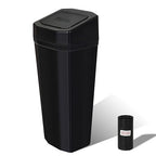 Car Trash Can with Lid - Mini Car Garbage Can Bin for Cup Holder - Black Small Leakproof Vehicle Trash Bin for Back Seat, Cute Automotive Accessories Organizers and Storage for Door SUV Truck