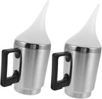 2pcs Headlight Atomizer Cup Auto Headlight Restoration Kit Heat Cup for Scratch Repair Paint Restoration
