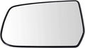 TRQ Driver Side Mirror Glass Non-Heated Compatible with 2010-2017 Chevrolet Equinox GMC Terrain Factory Equipped Mirrors GM13