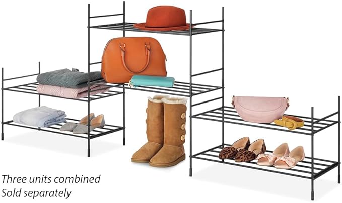 Whitmor Modular 2-Tier Stacker Shelf