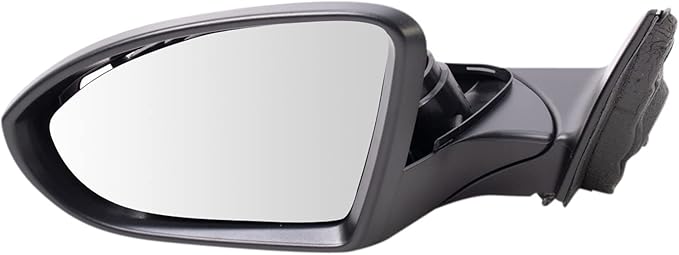 TRQ Driver and Passenger Side Mirror Assembly Set Power Heated Paint to Match Smooth Compatible with 2019-2022 Volkswagen Jet