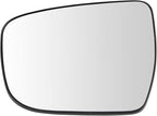 TRQ Driver Side Mirror Glass Non Heated with Backing Plate For Factory Equipped Mirrors Only Compatible with 2014-2019 Nissan