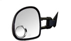 2pc 3” Adjustable large Round Stick-on Convex Spot Mirror, big HD Glass Convex Rear View Mirror,Strong Adhesive Blind Spot Mirror for Car, Van, SUV and Trucks (3"(75mm), Silver frame)