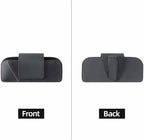BETTERHUMZ Car Eyeglasses Holder Storage Case Compatible with BMW 5 6 GT X5 X6 Serie E60 E70 E71 G30 G38 525i 530i 540i for Alcantara Sunglasses Organizer Box Accessories (NAPA leather)